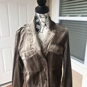 Corduroy like jacket. Cotton & rayon!